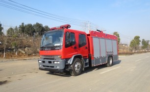 慶鈴水罐消防車（6..